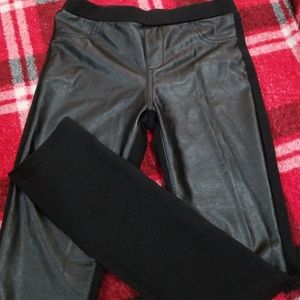 FAUX leather leggings